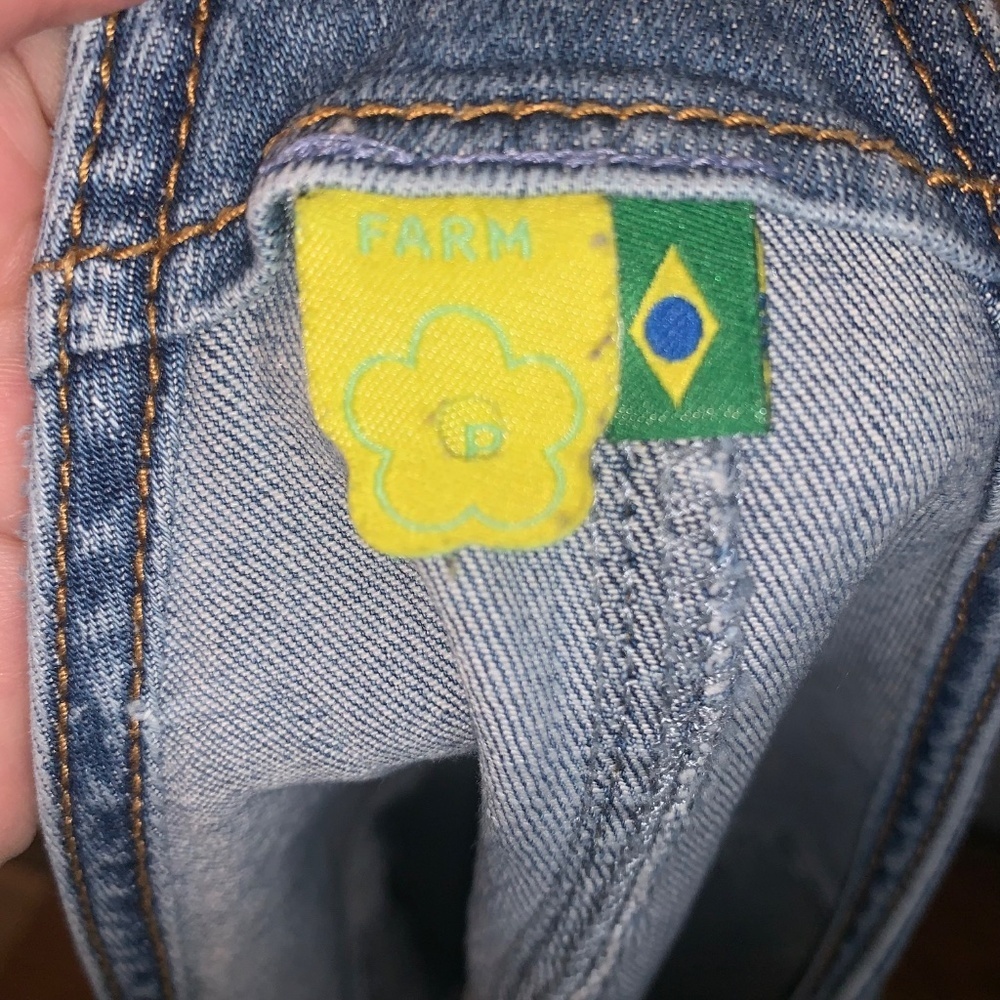 Farm Rio Jean Overalls Petite - Picture 6 of 13